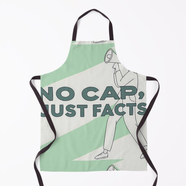 Item preview, NO CAP JUST FACTS Illustrations Energetic Digital Communication designed and sold by ART ATTACK ZONE.