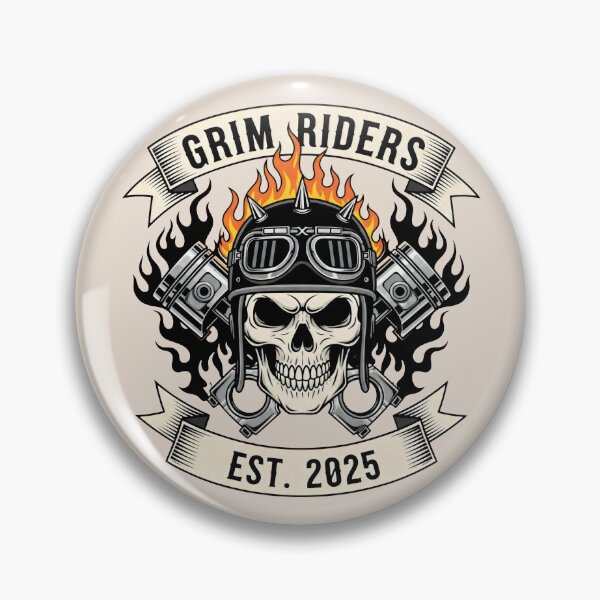 Item preview, Bold Skull and Flames Design with Motorcycle Engine Motif designed and sold by SplashTastic.