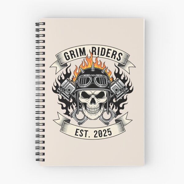 Item preview, Bold Skull and Flames Design with Motorcycle Engine Motif designed and sold by SplashTastic.