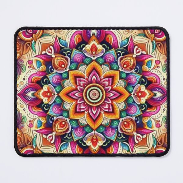 Item preview, Beautiful Bright Rangoli Mandala designed and sold by Mywaymylife.