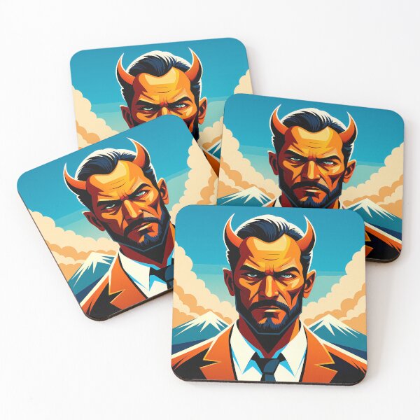 Item preview, EVIL COLORFUL  Art Illustrations Energetic Digital Communication designed and sold by ART ATTACK ZONE.