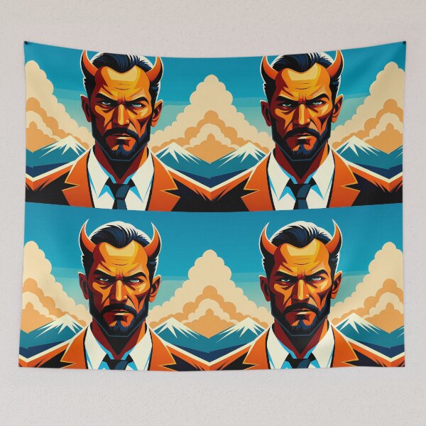 Item preview, EVIL COLORFUL  Art Illustrations Energetic Digital Communication designed and sold by ART ATTACK ZONE.