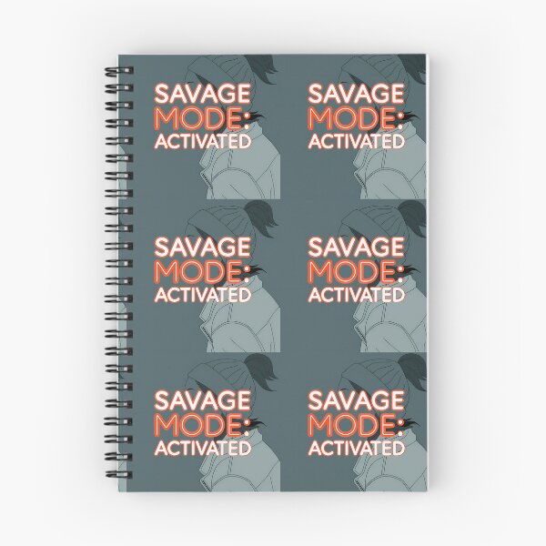 Item preview, SAVAGE MODE ACTIVATED Art Illustrations Energetic Digital Communication designed and sold by ART ATTACK ZONE.