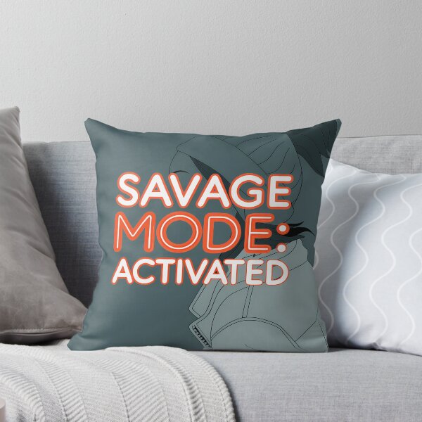 Item preview, SAVAGE MODE ACTIVATED Art Illustrations Energetic Digital Communication designed and sold by ART ATTACK ZONE.