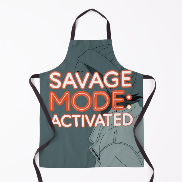 Item preview, SAVAGE MODE ACTIVATED Art Illustrations Energetic Digital Communication designed and sold by ART ATTACK ZONE.