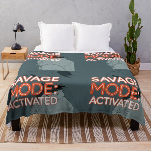Item preview, SAVAGE MODE ACTIVATED Art Illustrations Energetic Digital Communication designed and sold by ART ATTACK ZONE.