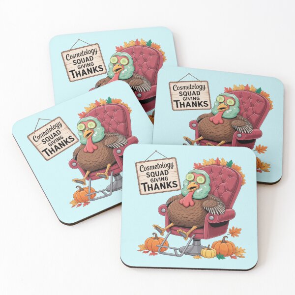 Item preview, Thanksgiving Cosmetology Squad Funny Fall Hairstylist Salon Team  designed and sold by Nzgiftsandmore.