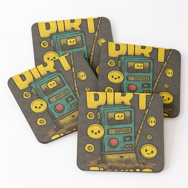 Item preview, Cute metal detector with happy coins for detectorist. designed and sold by Piotrek0001.