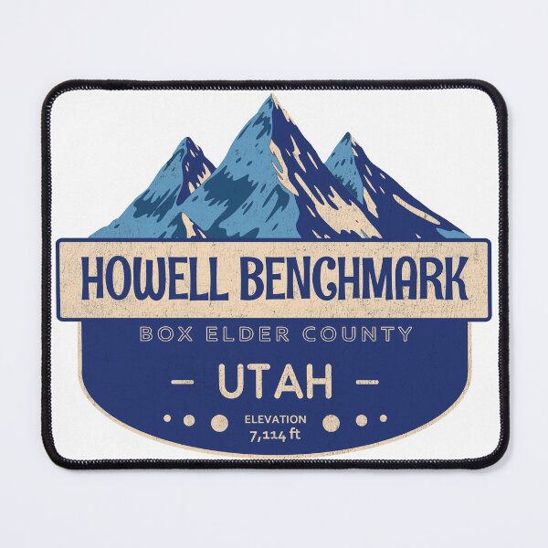 Item preview, Howell Benchmark, Box Elder County, Utah, Mountain Design designed and sold by Wanderful-roads.
