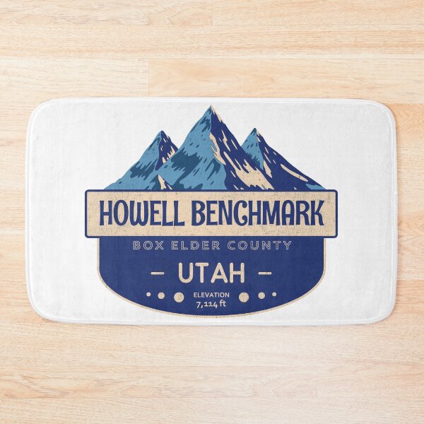 Item preview, Howell Benchmark, Box Elder County, Utah, Mountain Design designed and sold by Wanderful-roads.