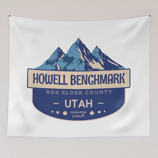 Item preview, Howell Benchmark, Box Elder County, Utah, Mountain Design designed and sold by Wanderful-roads.