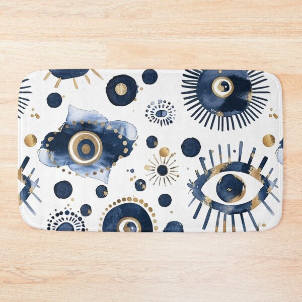 Item preview, Evil Eye Seamless Pattern – Modern Boho Doodle Design for Home Decor & Fashion designed and sold by pmakesArt.