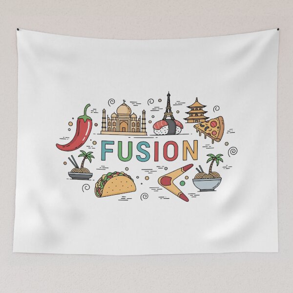 Item preview, World Fusion Food Art designed and sold by banglalook.