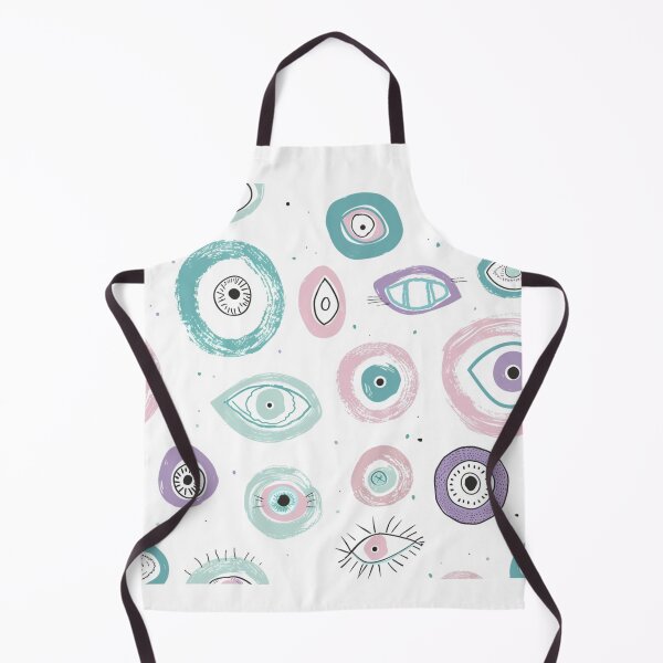 Item preview, Evil Eye Seamless Pattern – Modern Boho Doodle Design for Home Decor & Fashion designed and sold by pmakesArt.