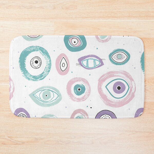 Item preview, Evil Eye Seamless Pattern – Modern Boho Doodle Design for Home Decor & Fashion designed and sold by pmakesArt.