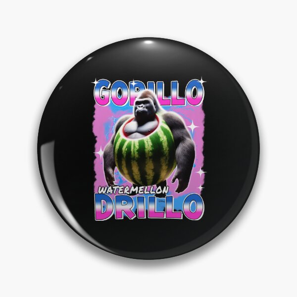 Item preview, Brainrot Gorillo Drillo Watermelon Muscle Meme Vaporwave Sparkle designed and sold by jotaro210.