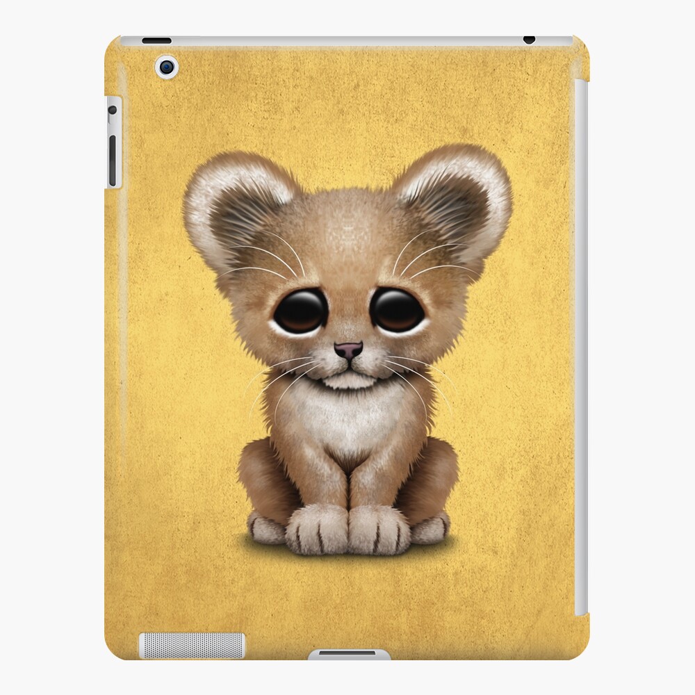 Coque Et Skin Adhesive Ipad Lion Bebe Mignon Par Jeffbartels Redbubble