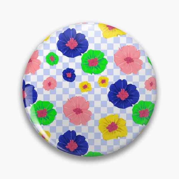 Item preview, Patrón de cuadros florales coloridos designed and sold by BAU.