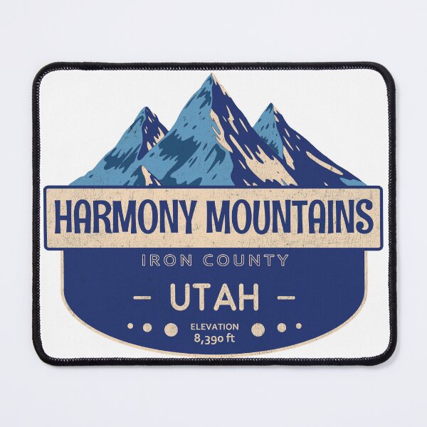 Item preview, Harmony Mountains, Iron County, Utah, Mountain Design designed and sold by Wanderful-roads.