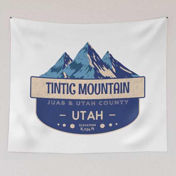 Item preview, Tintic Mountain, Juab & Utah County, Utah, Mountain Design designed and sold by Wanderful-roads.