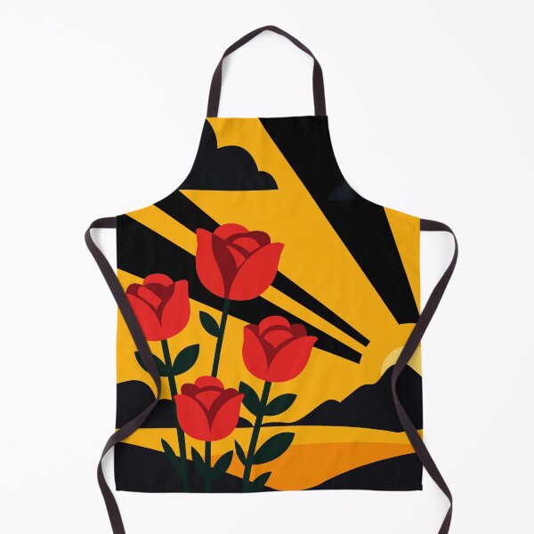 Item preview, Romantic Sunset with Roses Bold Golden Glow designed and sold by Vector Jack.