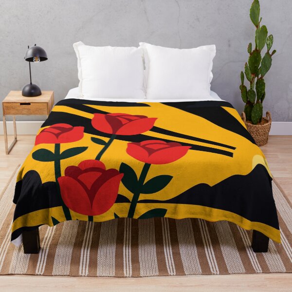 Item preview, Romantic Sunset with Roses Bold Golden Glow designed and sold by Vector Jack.