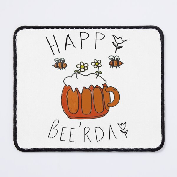 Item preview, Happy Bee'rday designed and sold by elliotperrone.