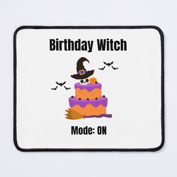 Item preview, Halloween Birthday Cake Witch Hat, Skull and Pumpkin Spooky Party Design designed and sold by luckyhue.