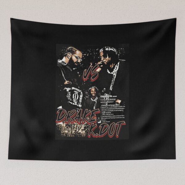 Item preview, Drake vs K.Dot Rap Battle Poster Hip Hop Clash Vibe designed and sold by jotaro201.