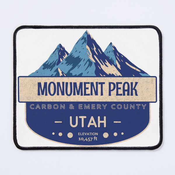 Item preview, Monument Peak, Carbon & Emery County, Utah, Mountain Design designed and sold by Wanderful-roads.