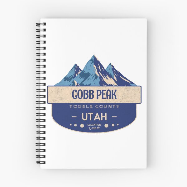 Item preview, Cobb Peak, Tooele County, Utah, Mountain Design designed and sold by Wanderful-roads.