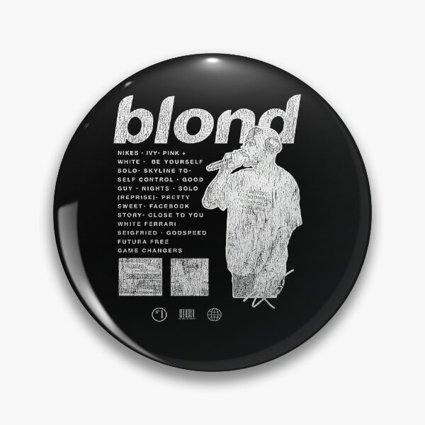 Item preview, Frank Ocean Blond Tracklist Sketch Monochrome Layout designed and sold by kingofshaman123.