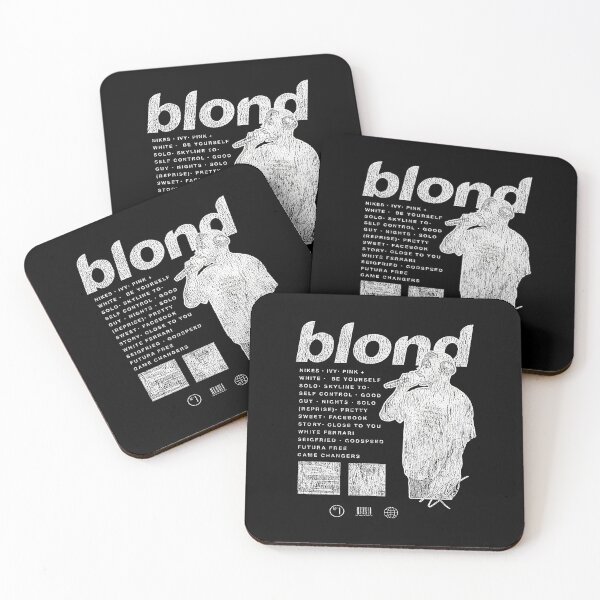 Item preview, Frank Ocean Blond Tracklist Sketch Monochrome Layout designed and sold by kingofshaman123.