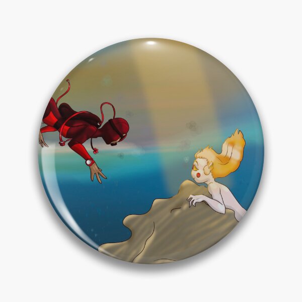Item preview, Mermaid Lucifer meeting Diver Alastor designed and sold by HasBeenHellWolf.
