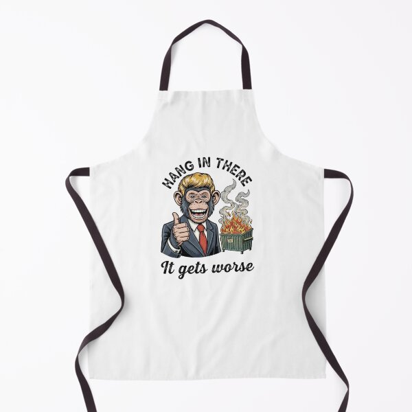 Item preview, Hang in there, Hang in there it gets worse, dumpster fire, funnyfits70, Humor, Funny, retro, vintages, funny quotes, animal humor, designed and sold by FunnyFits70.