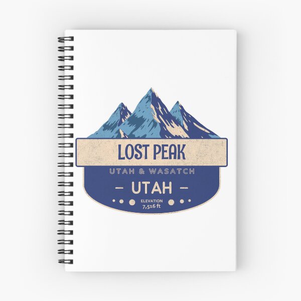Item preview, Lost Peak, Utah & Wasatch, Utah, Mountain Design designed and sold by Wanderful-roads.