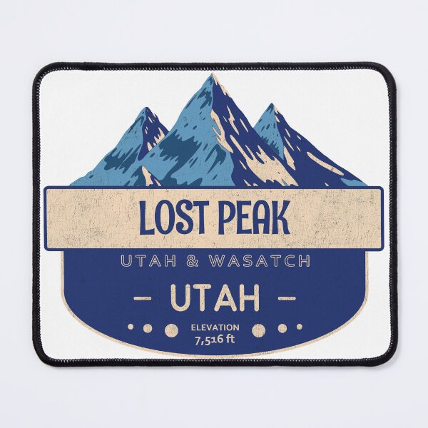 Item preview, Lost Peak, Utah & Wasatch, Utah, Mountain Design designed and sold by Wanderful-roads.