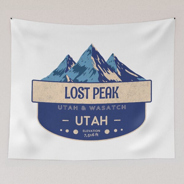 Item preview, Lost Peak, Utah & Wasatch, Utah, Mountain Design designed and sold by Wanderful-roads.