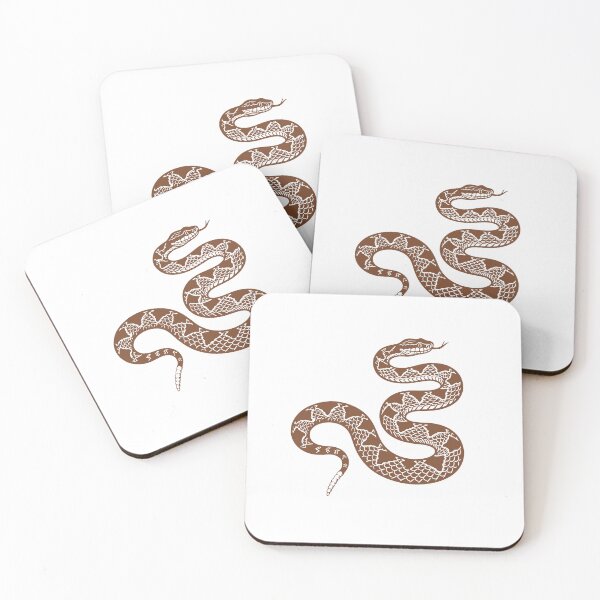 Item preview, Rattlesnake Minimalist Design – Desert Predator Art designed and sold by JollyCritters.