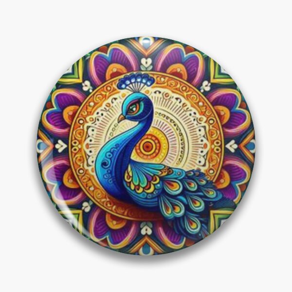 Item preview, Peacock Mandala Style  designed and sold by Mywaymylife.
