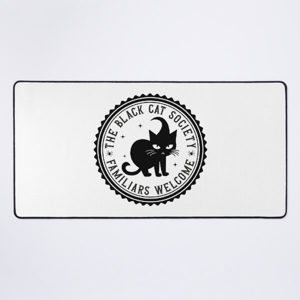 Item preview, The black cat society vintage sign designed and sold by CleanDecor.