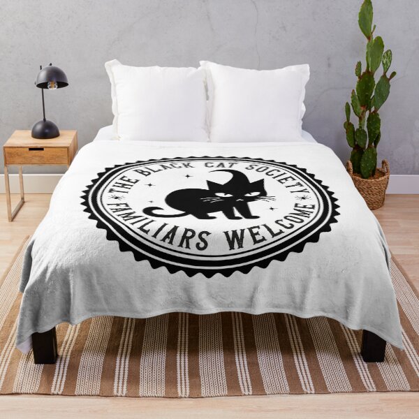 Item preview, The black cat society vintage sign designed and sold by CleanDecor.