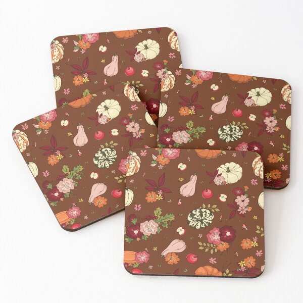 Item preview, Cozy Autumn Pumpkins Gourds and Flowers Harvest Graphic T-Shirt designed and sold by FestivityFinds.