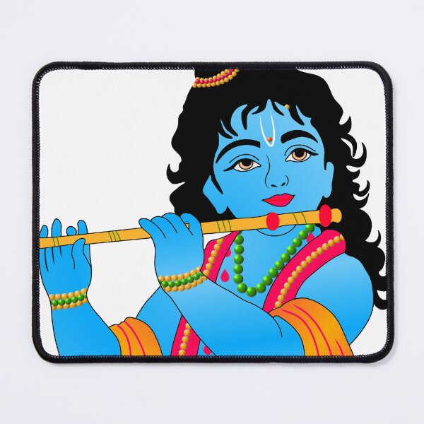 Item preview, Lord shree Krishna digital art designed and sold by CanvasCharmHub.