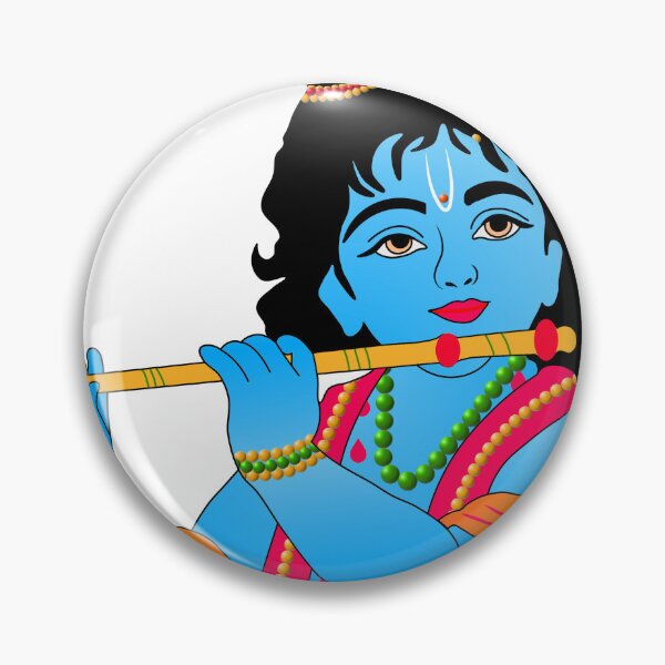 Item preview, Lord shree Krishna digital art  designed and sold by CanvasCharmHub.