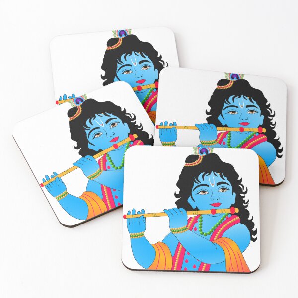 Item preview, Lord shree Krishna digital art  designed and sold by CanvasCharmHub.