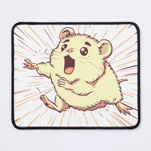 Item preview, Cute Hamster Falling Cartoon – Funny Kawaii Animal Comic Style designed and sold by Drop & Flow.