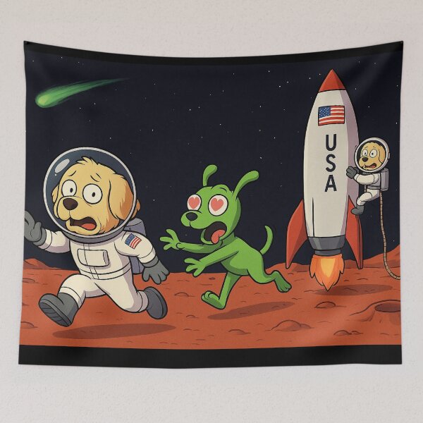 Item preview, Astronaut Dog designed and sold by Sérgio Rodrigues Garcez Filho.