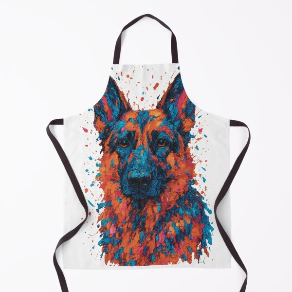 Item preview, Paint Spatter Style German Shepherd Abstract Art designed and sold by Pokah79.