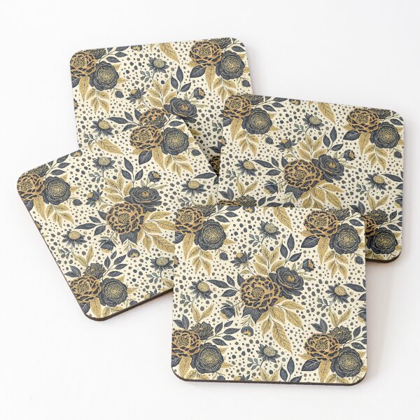 Item preview, Elegant and classy animal pattern with flowers for autumn designed and sold by Merrylands Artshop.
